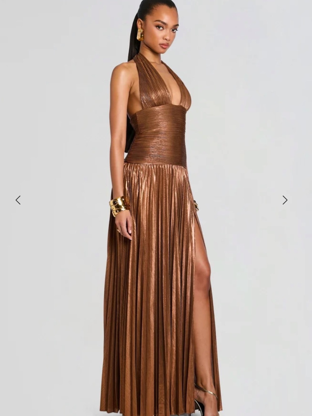 Retrofete Orlina Dress in Sepia - Picture 5 of 12